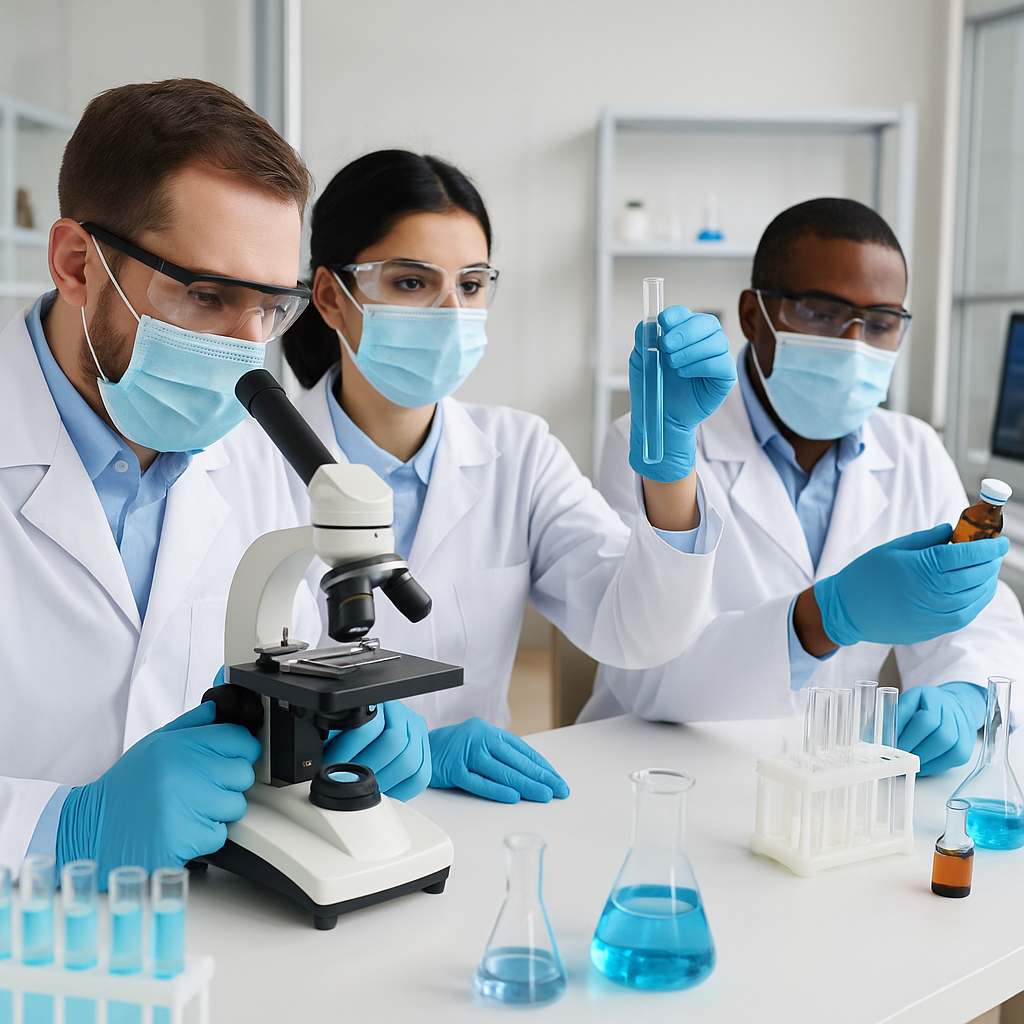 Scientists in a lab