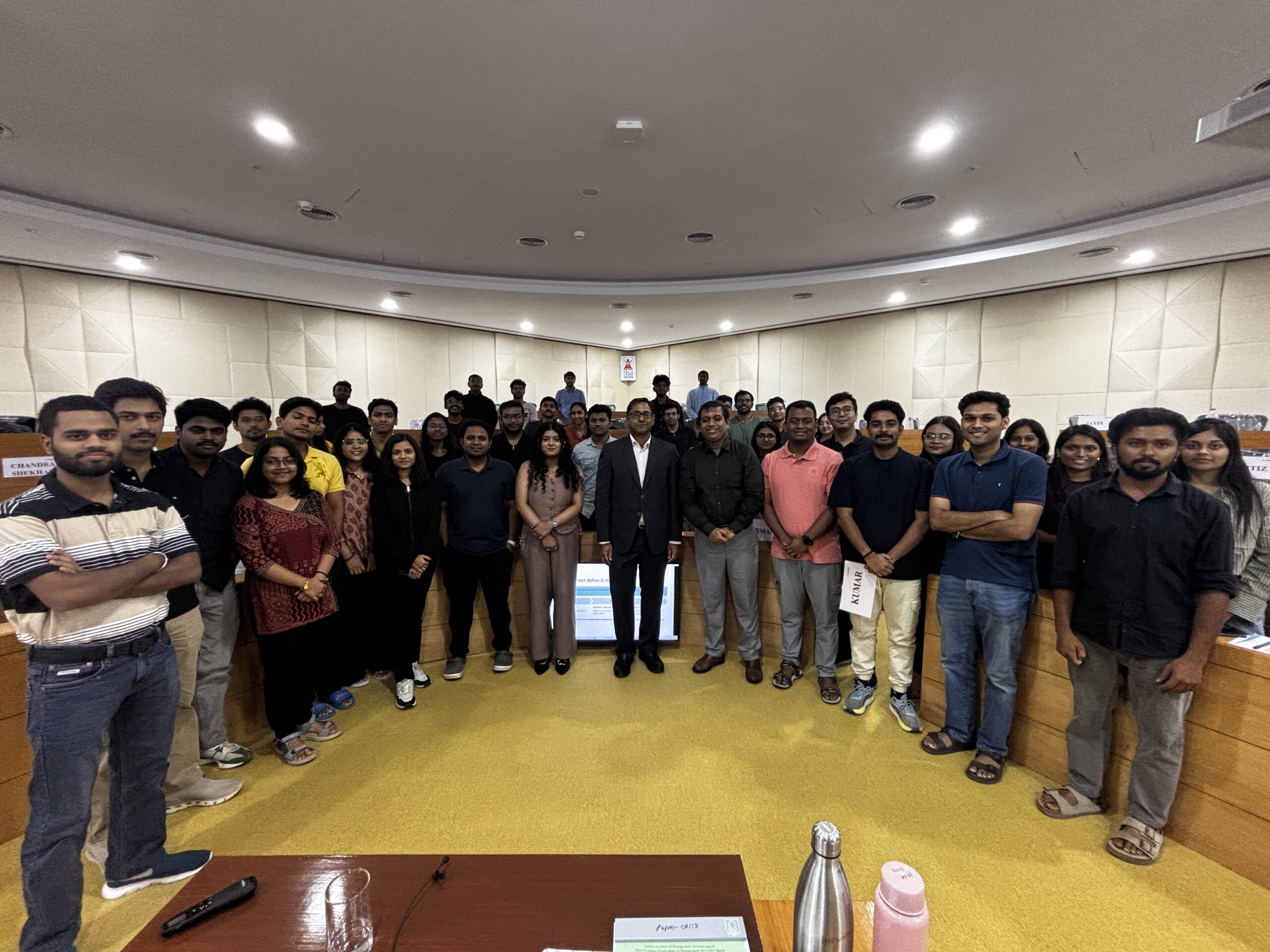 Guest Lecture at IIM Trichy- Innovation, Market Forces and Healthcare