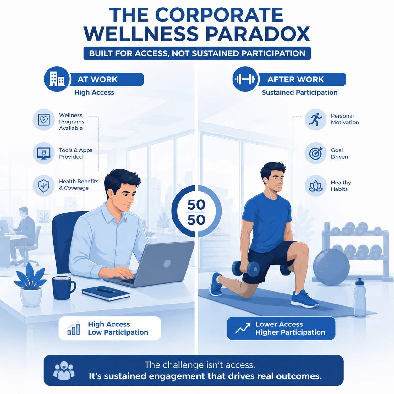Corporate Wellness Paradox: Why Access Doesn’t Drive Participation or Outcomes